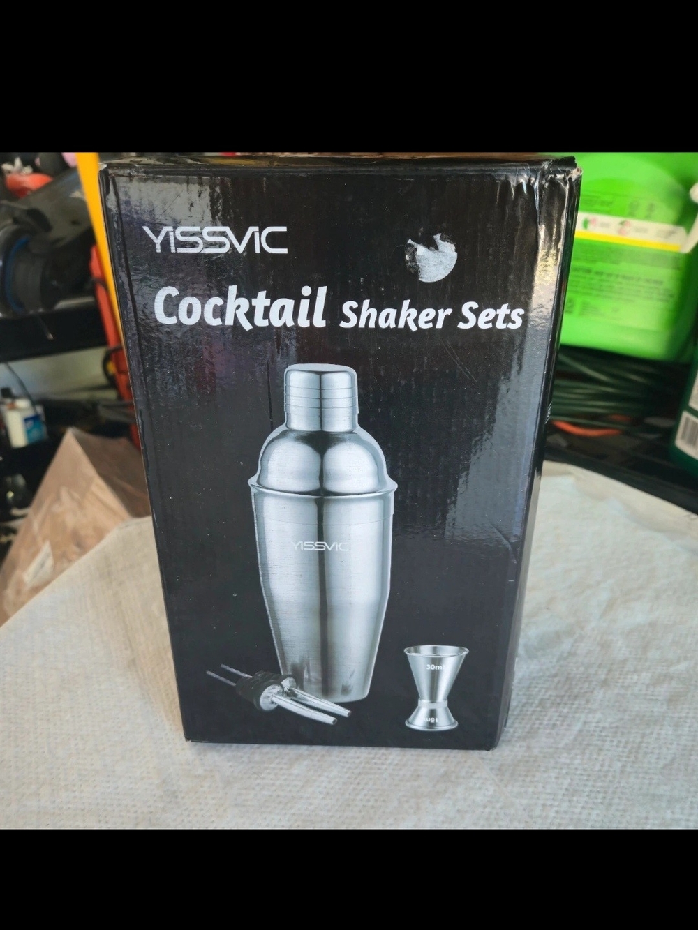 Brand New Stainless Steel Cocktail Shaker Set - Silver 12 Pcs